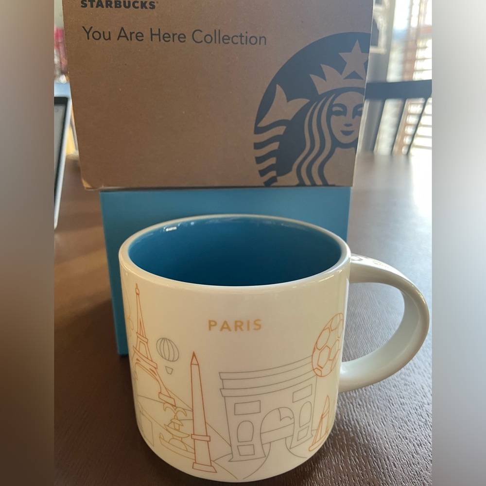 Starbucks limited edition Paris Olympia Olympics mug you are here collection nwt